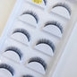 Set of 5 pairs of natural 3D mink false eyelashes by Blushimmer, perfect for enhancing makeup and eye beauty.