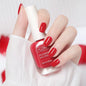 Blushimmer 10ml water-based nail polish in a clear bottle, featuring semi-permanent, quick-dry, tearable nail varnish for DIY manicures.