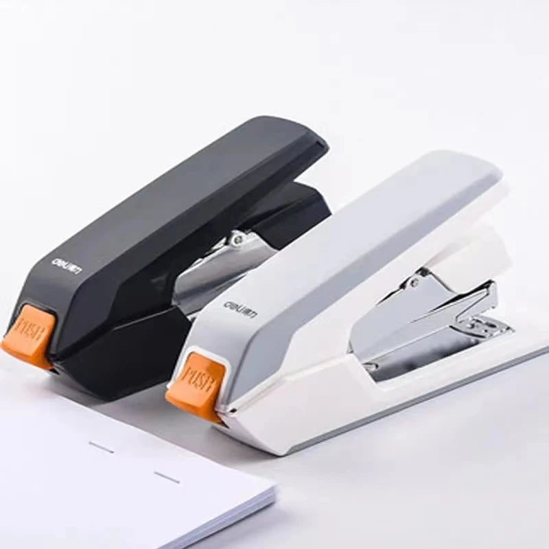 Deli Labor-saving stapler office supplies student special mini small stapler standard multi-function practical stapler