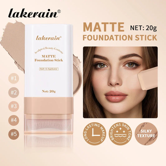 Blushimmer matte foundation stick with waterproof coverage, lightweight formula, designed to enhance skin radiance and flawless face makeup.