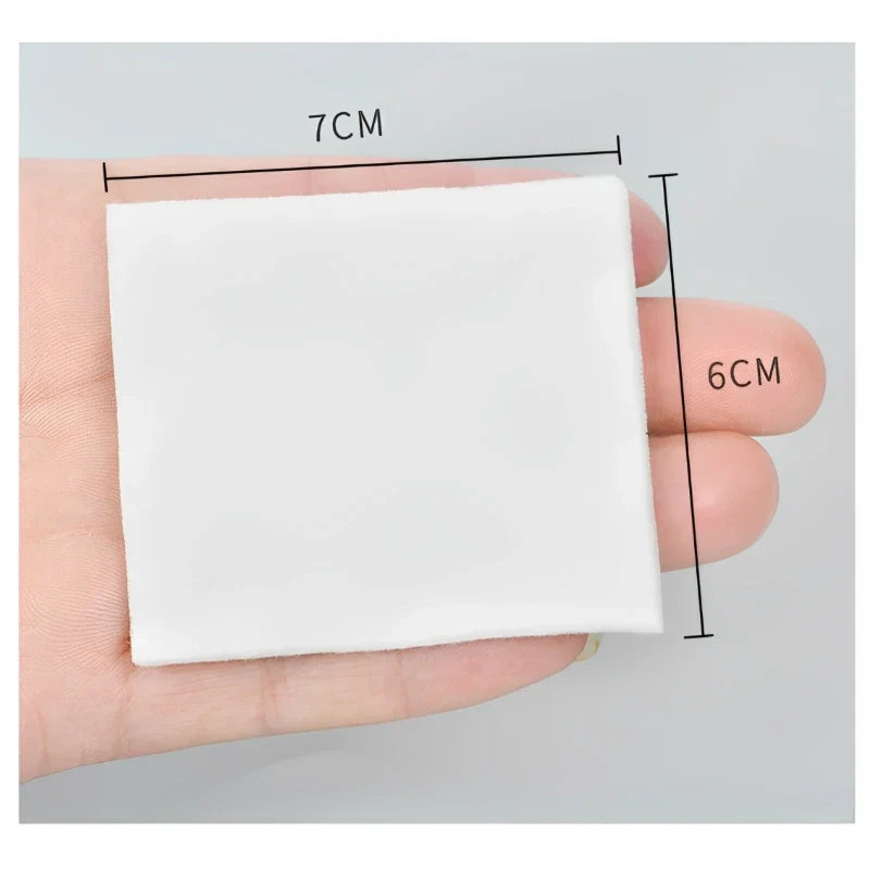 Set of 1200 Blushimmer disposable pearl pattern makeup cotton pads for facial cleansing and makeup removal, soft and portable.