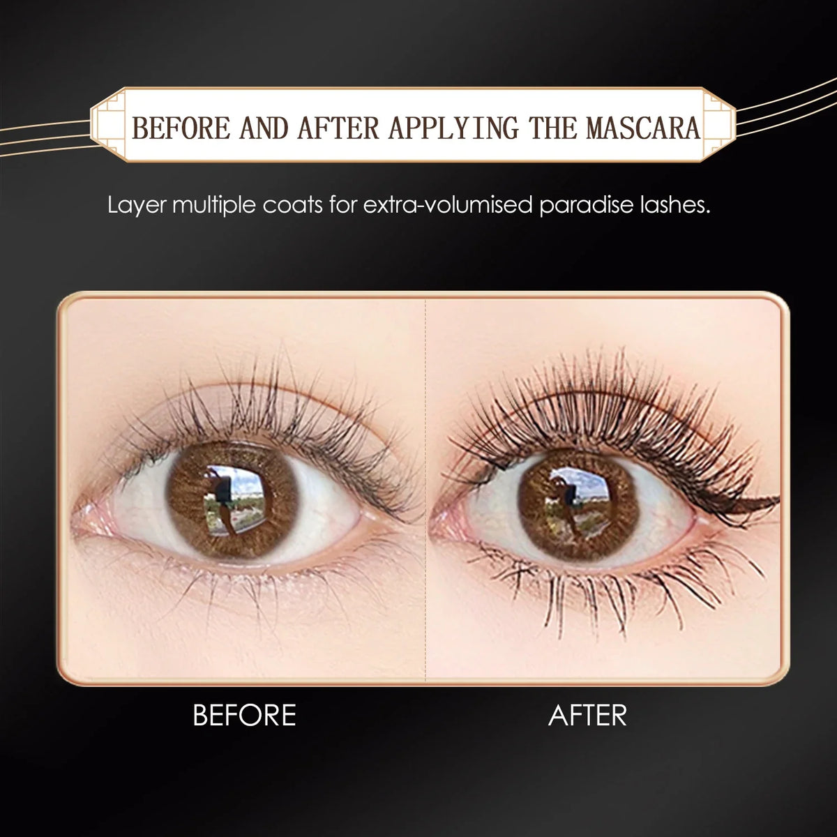 Blushimmer Catkin Waterproof Mascara in black, showcasing a sleek tube with applicator for volumizing and lengthening lashes