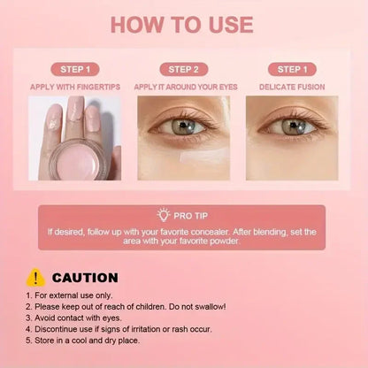 Blushimmer hydrating under eye brightening concealer in cream, 10g, with smooth texture and lightweight formula visible in the image.