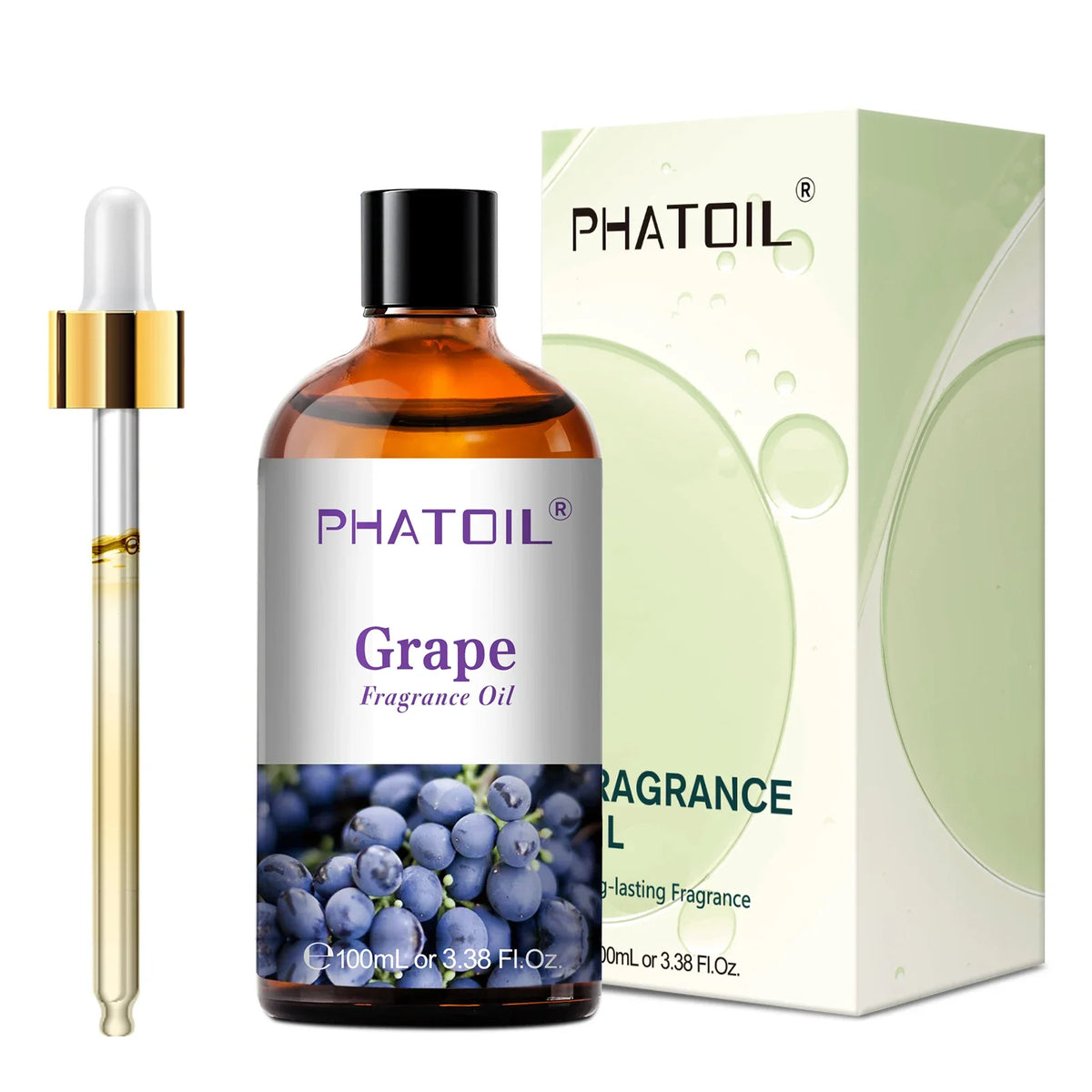 Blushimmer PHATOIL 100ml aromatherapy fragrance oil set with coconut, vanilla, strawberry, cherry, and lemon scents for diffuser and candle making