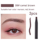 Blushimmer waterproof eyebrow pencil with brush for microblading and permanent makeup, featuring pull cord peel-off design.