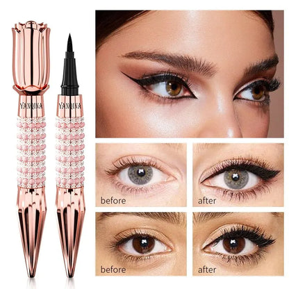 Yanqina Precision Liquid Eyeliner Pen - Waterproof Black