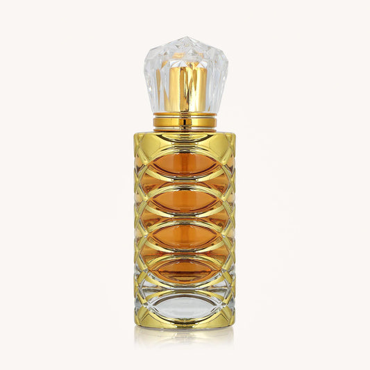 Blushimmer Sweet Caramel Vanilla perfume for women, 50ml bottle with honey musk scent, perfect for date night or gift.