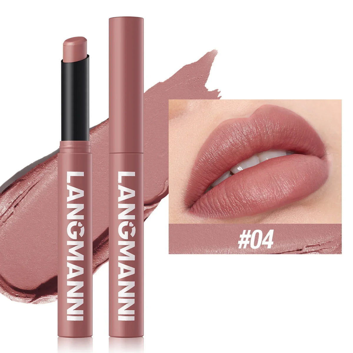 Blushimmer 12-color matte lipstick set featuring smooth, long-lasting velvet finish lip colors in waterproof, non-fading formula.