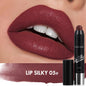 Blushimmer matte waterproof lipstick pencil in nude, long-lasting lip stain and tint, non-stick cup lipstick pen for makeup application