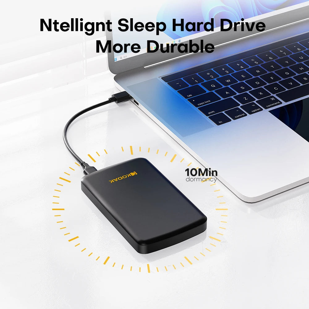 Kodak Portable External Hard Drive P150 500GB/1TB USB 3.0 External Hard Drive for Secure Storage and Backup Portable Storage
