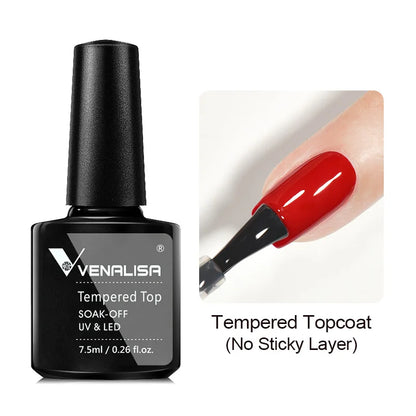 Bright neon yellow gel nail polish from Blushimmer's VENALISA Summer collection, UV and LED soak-off nail art lacquer.
