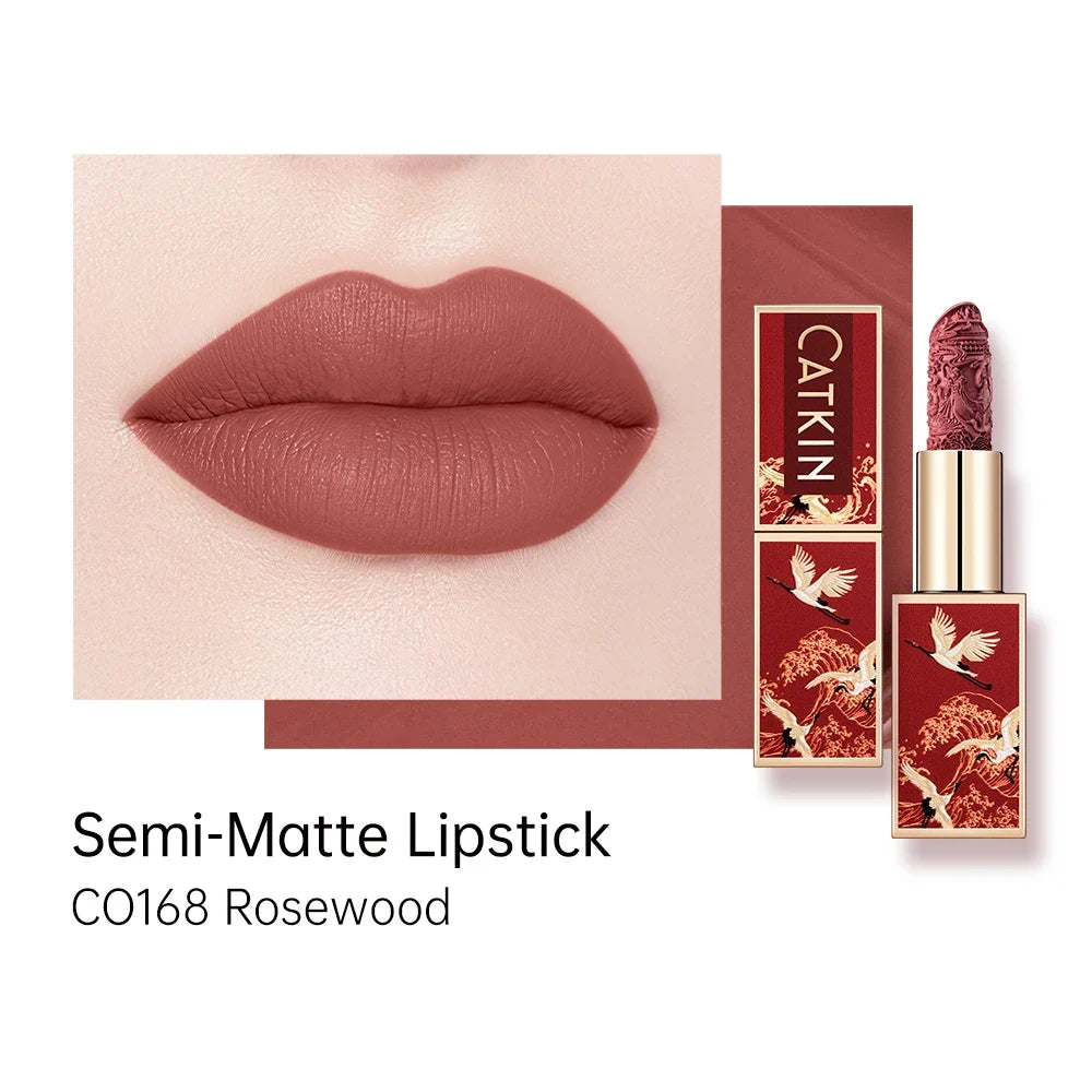 Blushimmer CATKIN Velvet Matte Lipstick in 3.6g, hydrating satin long-lasting lipstick with smooth, creamy texture.