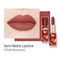 Blushimmer Catkin Velvet Matte Lipstick in a sleek tube, showcasing its smooth, hydrating satin finish and creamy texture.