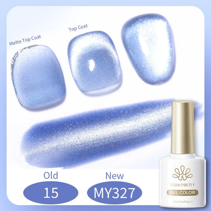 Blushimmer Born Pretty 117 Colors Cat Magnetic Gel Nail Polish 10ml full coverage semi-permanent varnish with gorgeous nail design