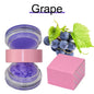 Blushimmer Vegan Fruit Lip Scrub and Lipstick 2-in-1 moisturizing lip balm with sugar exfoliant, private label option, shown in a sleek container