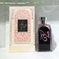 Blushimmer Arab Marshmallow perfume for women, long-lasting body spray with fruity notes and pheromone appeal, elegant bottle.