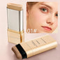 Blushimmer double-ended concealer and foundation cream in a sleek container, showing the light, brightening makeup product.