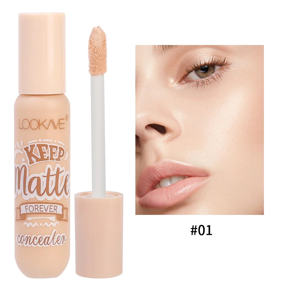 Blushimmer waterproof matte liquid concealer cream for dark circles, acne, face contouring, and foundation coverage.