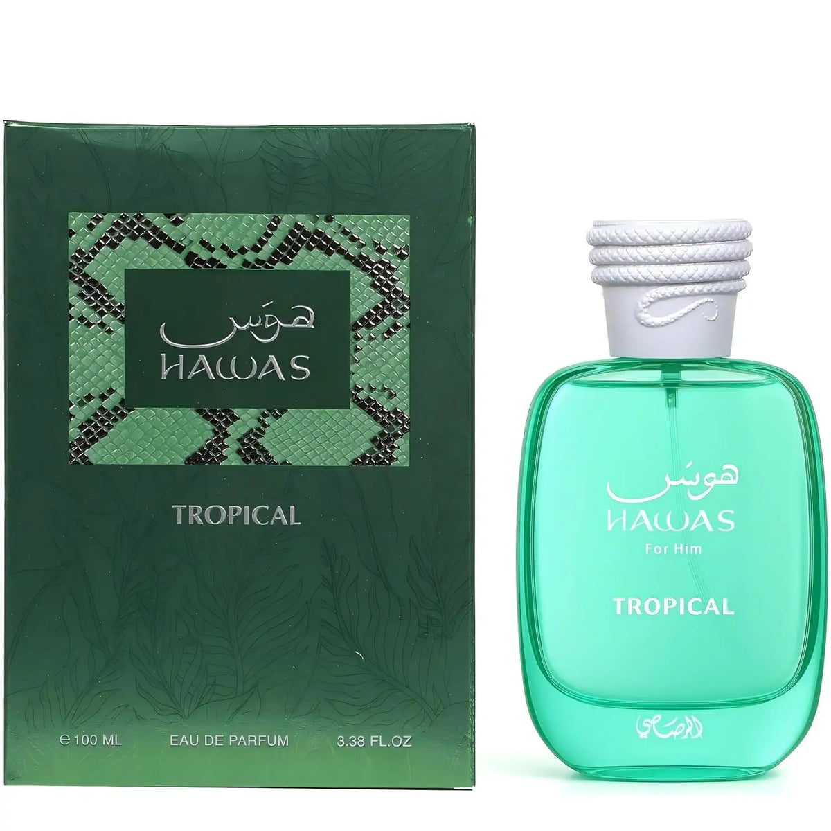 Blushimmer 100ML Rasasi Hawas for Men Eau de Parfum, long-lasting signature Arabian fragrance, with elegant, masculine scent and refreshing notes.