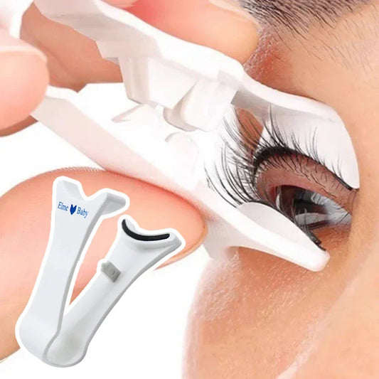 Blushimmer professional magnetic eyelash extension applicator tweezer with curved clamp for 3D mink false eyelashes, makeup tools.