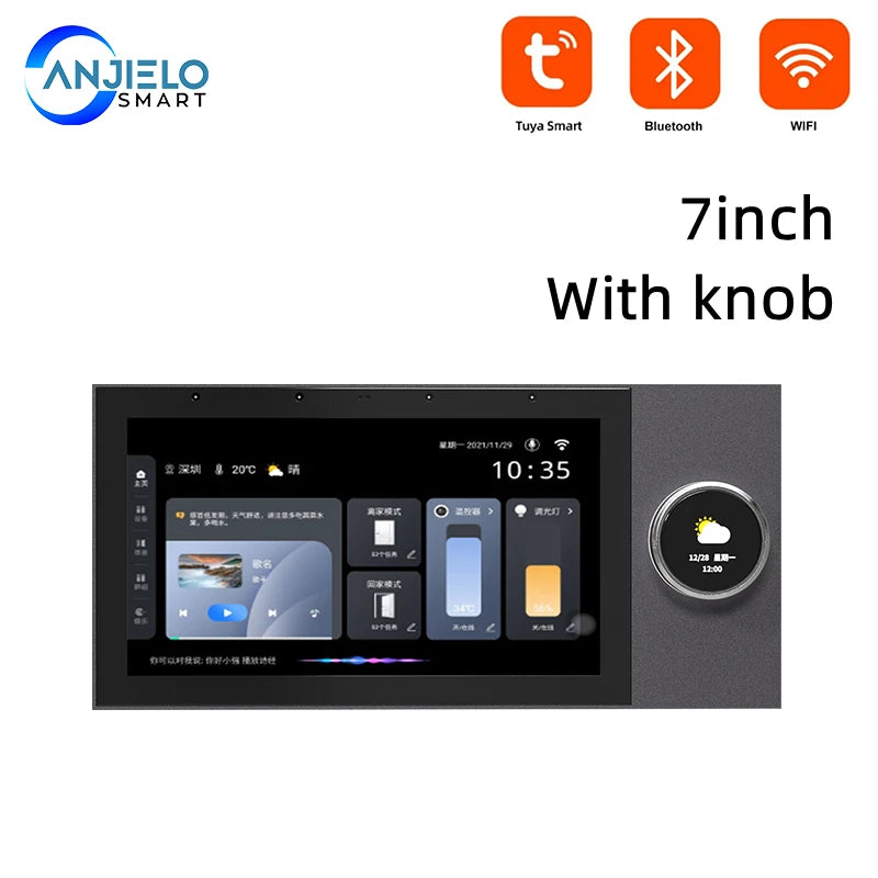 Tuya Smart Home 8-inch Multifunction Intelligent Control Touch Screen Background Music Host ZigBee Gateway Central Control Panel