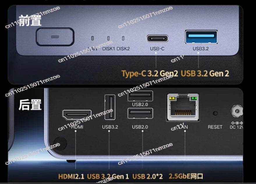 DXP2800 2-Bay Network Attached Storage NAS Server Private Cloud Storage for Home & Office