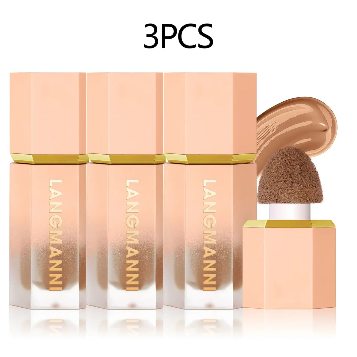 Three Color Liquid Contour Liquid Cosmetic Concealer to Enhance the Three-Dimensional Sense of Facial Contour and Keep Fit