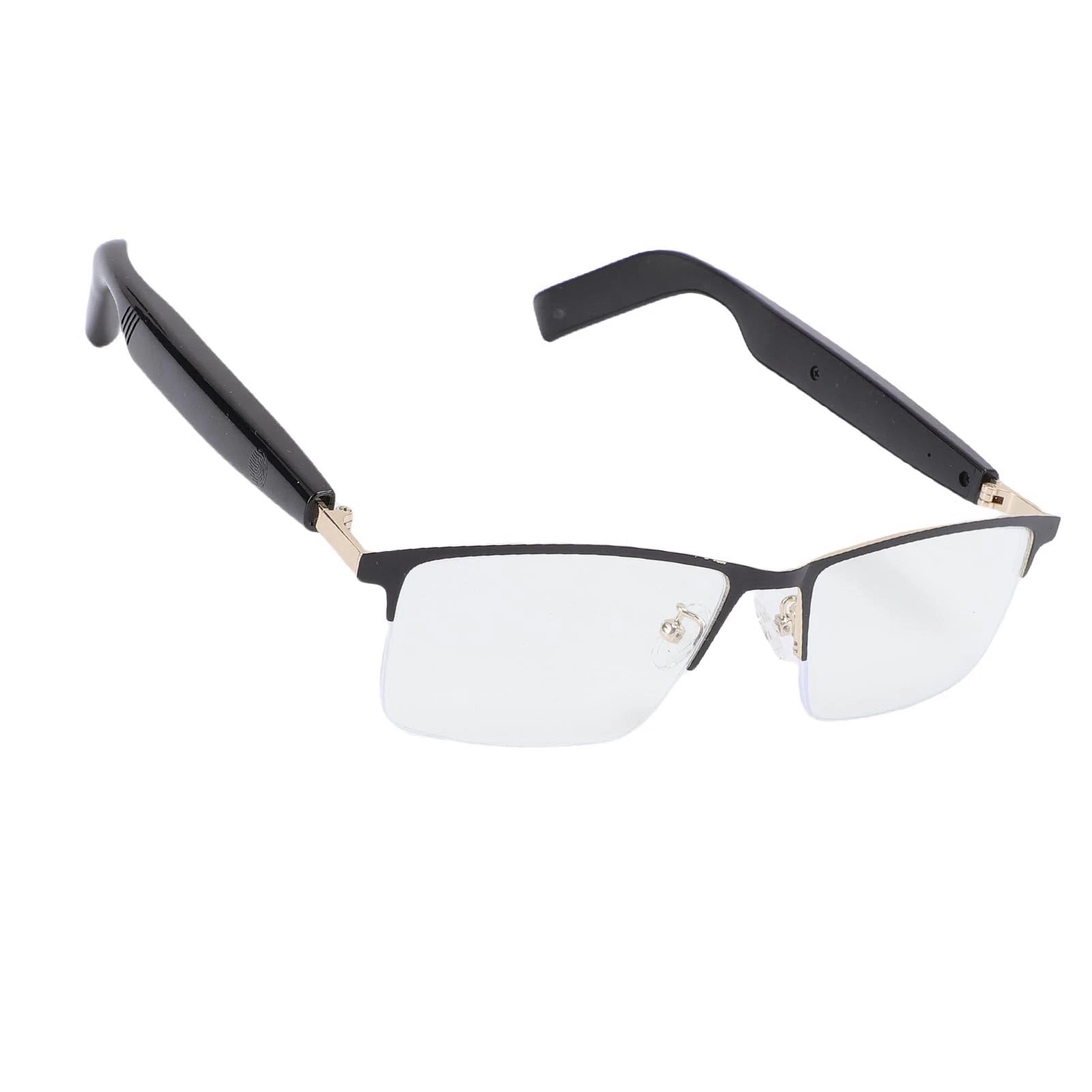 Smart Glasses Bluetooth 5.4 Built in Mic and Speaker IP54 Proof Blue Light Filtering Voice Control Smart Glasses for Daily Use