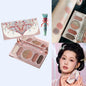 Blushimmer Flower Knows Chocolate Wonder-Shop 8-color eyeshadow palette with warm brown and nude shades for versatile eye looks.