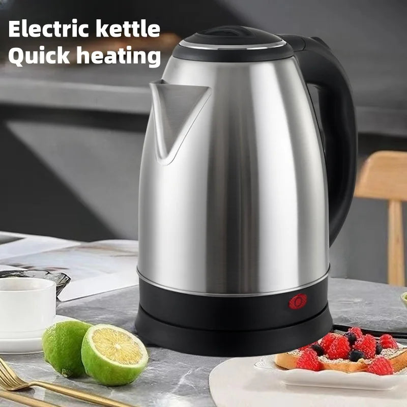 **2L Electric Kettle - Stainless Steel Fast Boiling Water Heater for Tea & Coffee, 220V**  (84 characters)