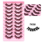Blushimmer Russian Strip Lashes, 25mm 3D Mink Volume Fluffy False Eyelashes for dramatic, natural makeup looks
