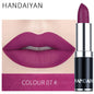 Blushimmer HANDAIYAN 12-color matte velvet lipstick set featuring long-lasting, waterproof, non-stick lipstick tubes.