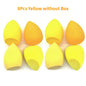 Set of 1, 4, or 8 Blushimmer makeup sponge blenders in soft, egg-shaped design for foundation and powder application.