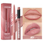 Blushimmer waterproof lipliner and lipstick set with no smudge or fade, featuring a durable, easy-to-apply makeup look.