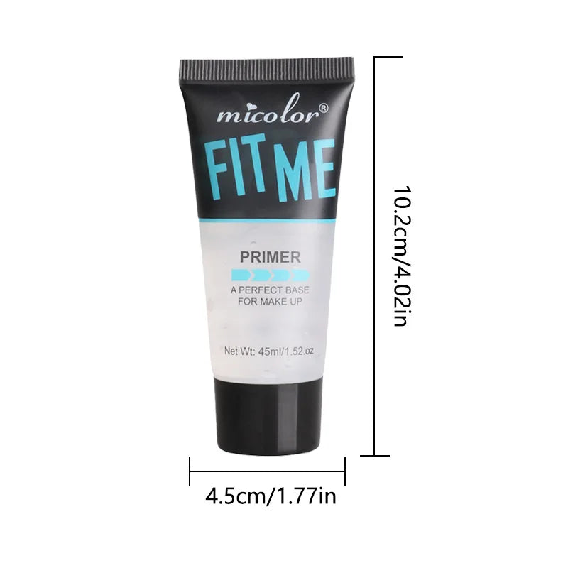 Blushimmer transparent jelly primer makeup base in 45ml, long-lasting pre-makeup cream for smooth, even skin tone.