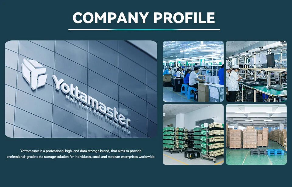 Yottamaster Networkable Private Cloud NAS Enclosure for 2.5 /3.5 "SATA HDD SSD Network Attached Storage Personal Private Cloud