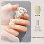 Blushimmer MAYCHAO 12ml jelly gel nail polish top coat for semi-permanent UV and LED gel nails, long-lasting manicure finish.