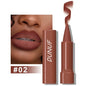 Blushimmer nude brown lip liner pencil with velvet matte finish, waterproof, non-stick, perfect for makeup and lip definition.