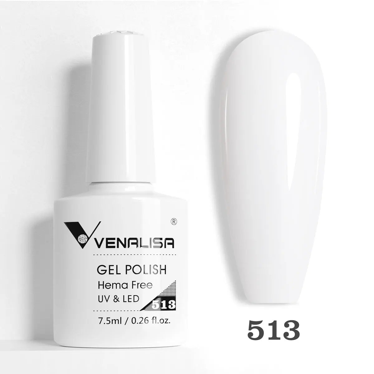 Blushimmer Venalisa HEMA TPO free nail gel polish with glitter, full coverage pink nude French manicure, UV and LED soak-off gel