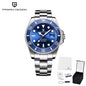 2026 PAGANI DESIGN men's mechanical diving watch with 43mm case, ceramic bezel, sapphire glass, automatic movement, black dial