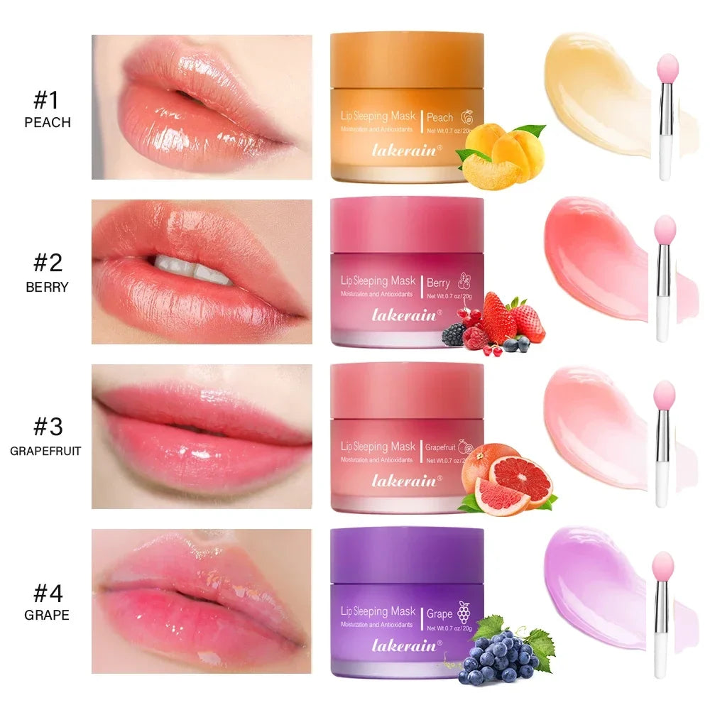 Blushimmer Laneige Makeup Lips Sleeping Hydrated Balm and Nourishing Lip Mask, softening and moisturizing lips overnight.