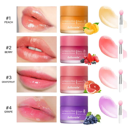 Blushimmer Laneige Makeup Lips Sleeping Hydrated Balm and Nourishing Lip Mask, softening and moisturizing lips overnight.
