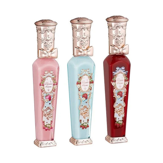 Blushimmer Flower Know Strawberry Rococo Cloud liquid lipstick in matte milk tea shade with creamy lip glaze finish
