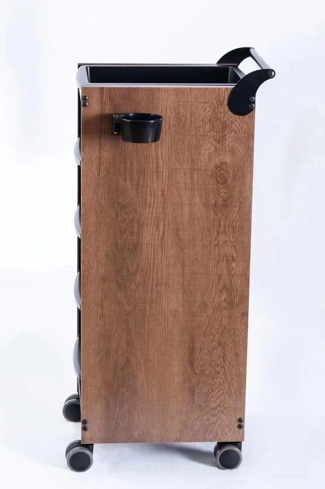High Quality Modern Design Salon Trolley Hot Sale Durable Wood and ABS Tiers 4-Wheel Heavy-Duty Sports Venue Equipment