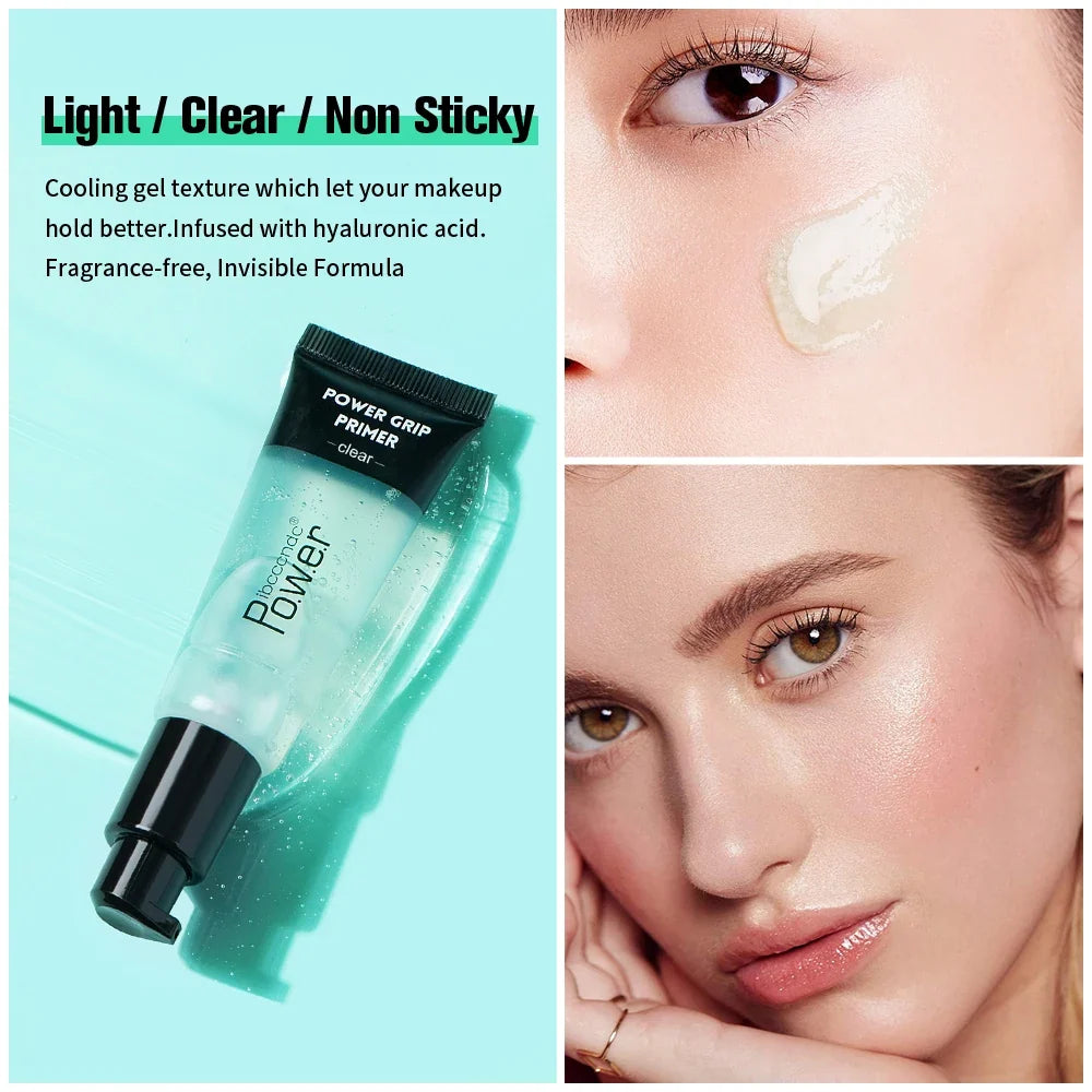 Blushimmer 24ml hydrating face primer gel, smoothing skin and gripping makeup, with invisible, colorless pore-prime formula.