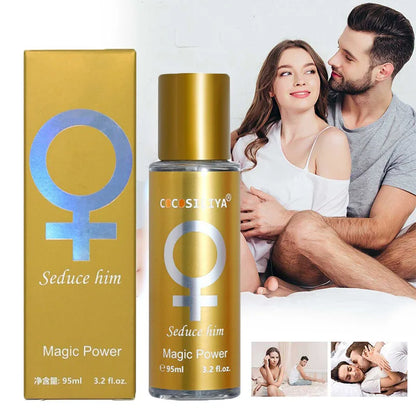 Blushimmer 90ml seductive pheromone perfume spray for men, long-lasting charming scent to attract women and enhance flirting.