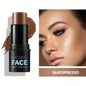 Blushimmer cream contour sticks with highlighter, bronzer, and blush for face contouring, non-greasy, water-resistant makeup product.