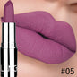 Blushimmer Langmani Silver Tube Matte Lipstick in various colors, featuring sleek silver packaging and smooth lipstick application