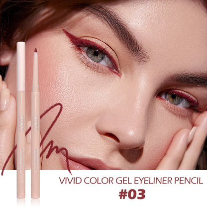 Eyeliner Shadow Stick — Twist-Up Sharpener, Long-Wear Waterproof Smudge-Proof, Precise Matte Line & Blendable, Xmas & Winter