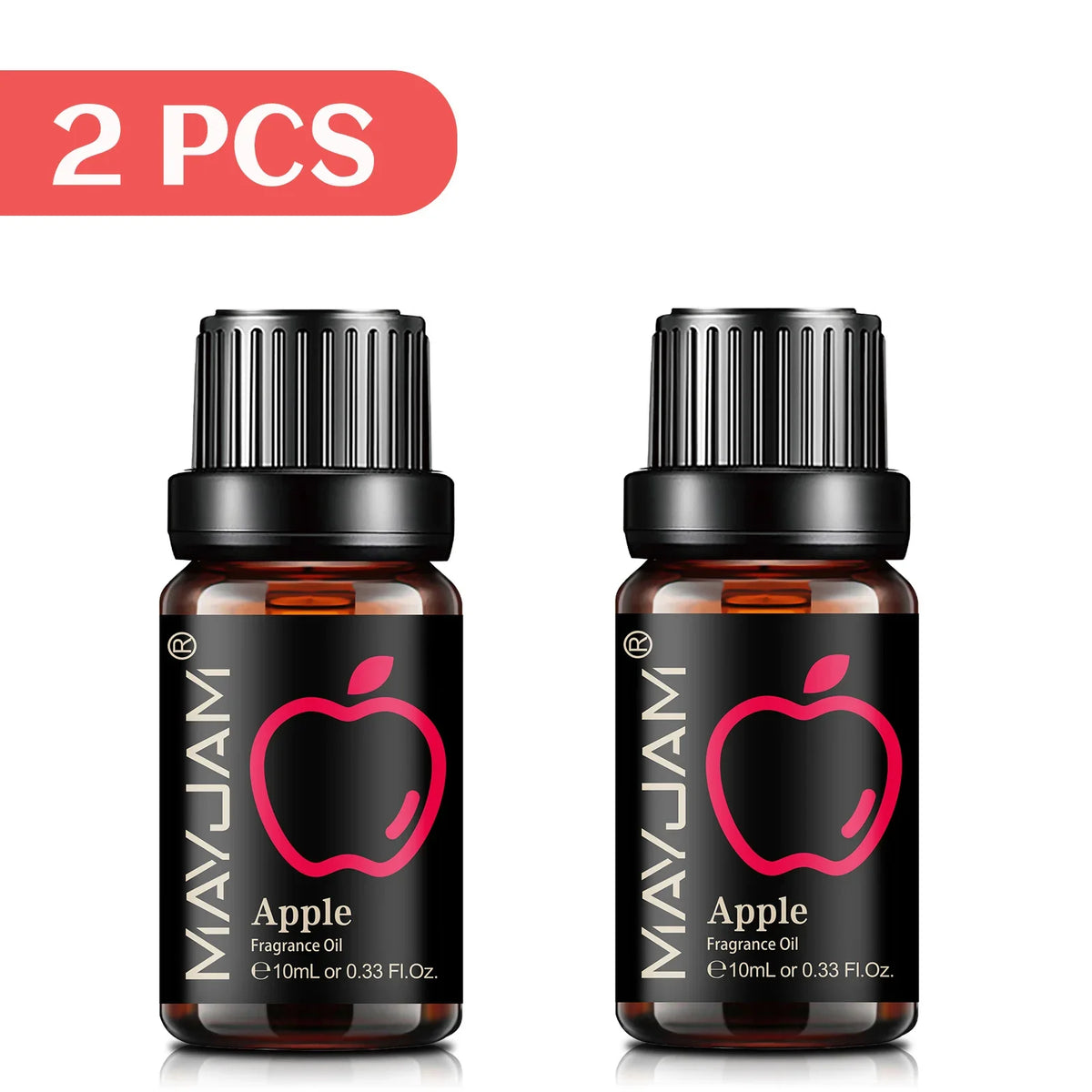 Blushimmer MAYJAM Fruit Essential Oil 10ml with cherry, banana, papaya, grape, litchi, guava, kiwifruit, pear, and fig scents.